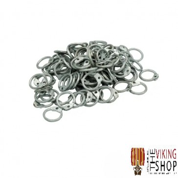 Aluminium Chainmail Rings - Dome Riveted - 10mm (approx. 3400 pcs)