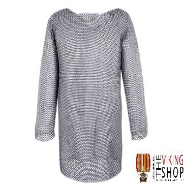 Chainmail Hauberk - Dome Riveted - 44" Chest