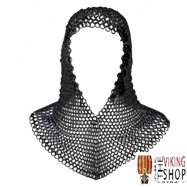 Blackened Chainmail Coif