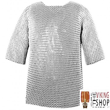 Chainmail Haubergeon - Butted - Zinc Plated - 60" Chest