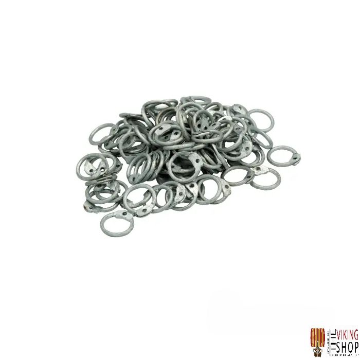 Aluminium Chainmail Rings - Dome Riveted - 10mm (approx. 3400 pcs)