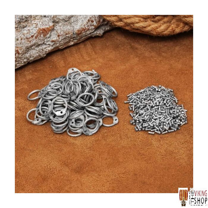 Aluminium Chainmail Rings - Riveted - 10mm (approx. 1000 pcs)