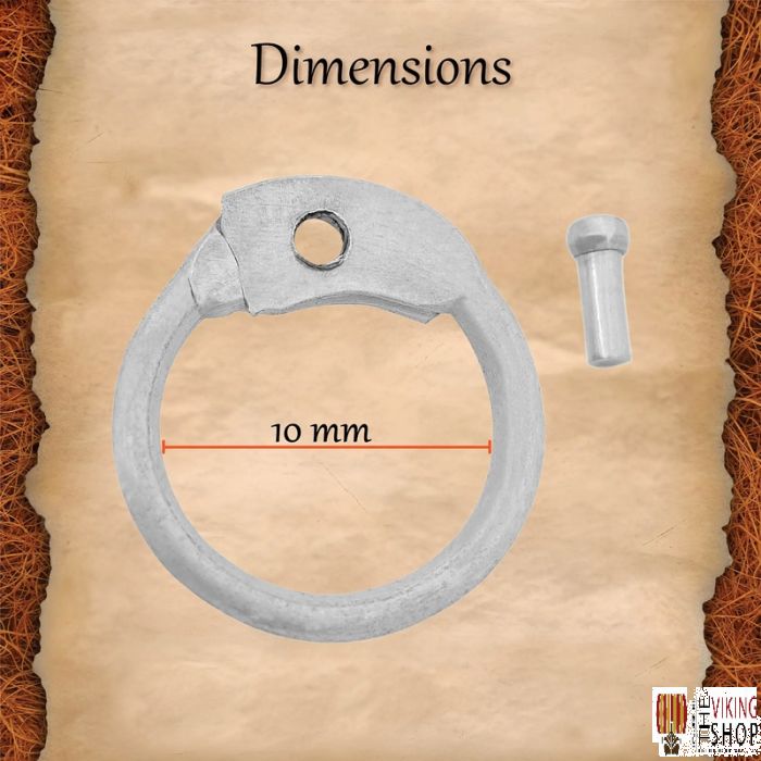 Aluminium Chainmail Rings - Riveted - 10mm (approx. 1000 pcs)