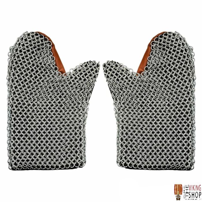 Medieval Chainmail Mittens - Butted