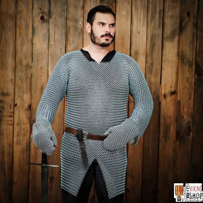 Medieval Chainmail Mittens - Butted