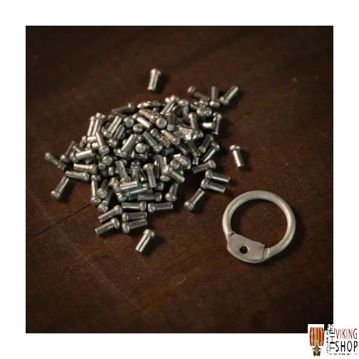 Aluminium Chainmail Rings - Dome Riveted - 10mm (approx. 3400 pcs)