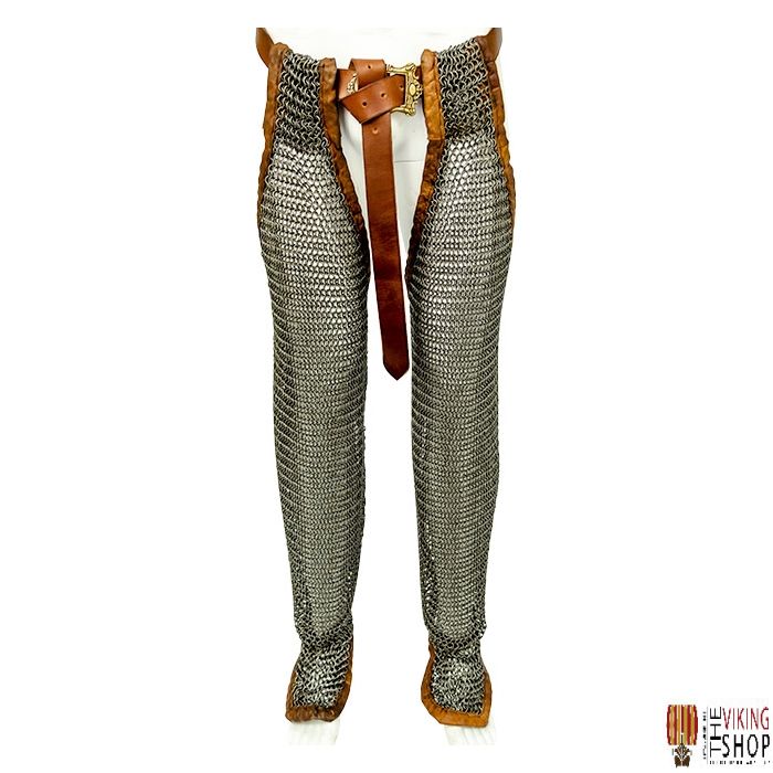 Zinc Plated Chainmail Chausses (Leggings) - Butted