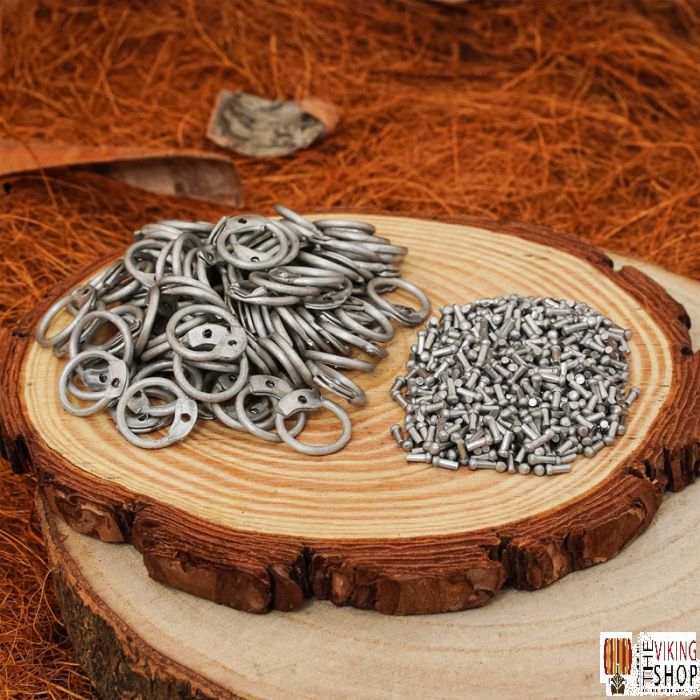 Aluminium Chainmail Rings - Riveted - 10mm (approx. 1000 pcs)