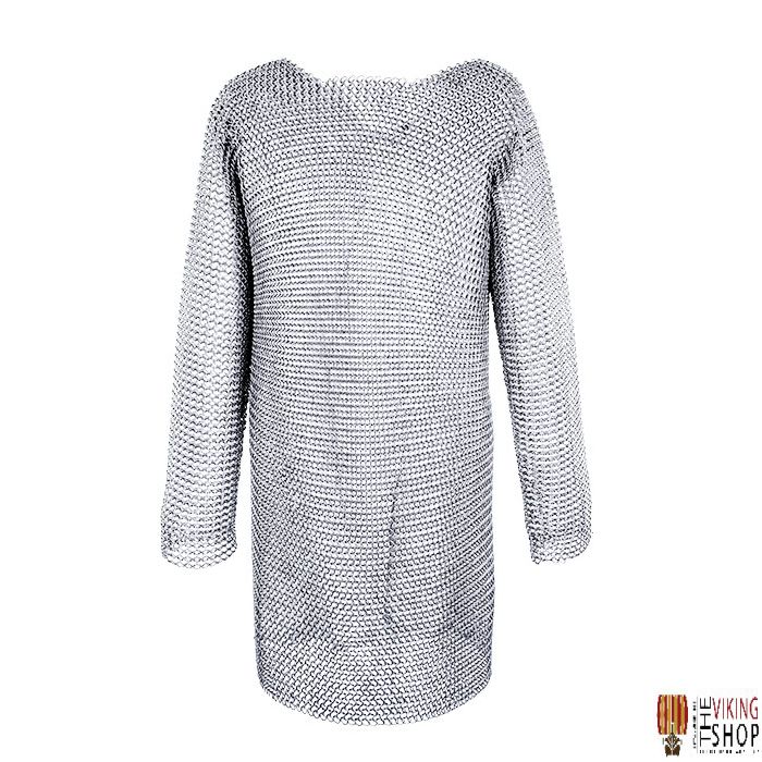 Chainmail Hauberk - Butted - Zinc Plated - 60" Chest