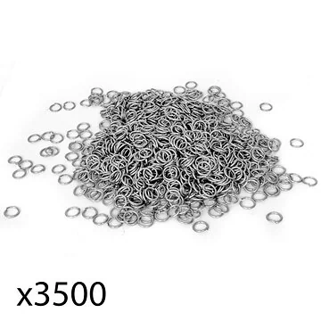 Chainmail Rings - 9.5mm Butted Steel (approx. 3500 pcs)