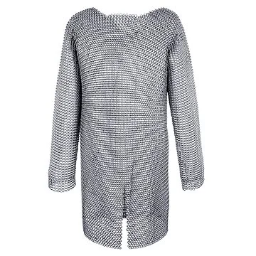 Chainmail Hauberk - Butted - Zinc Plated - 44" Chest
